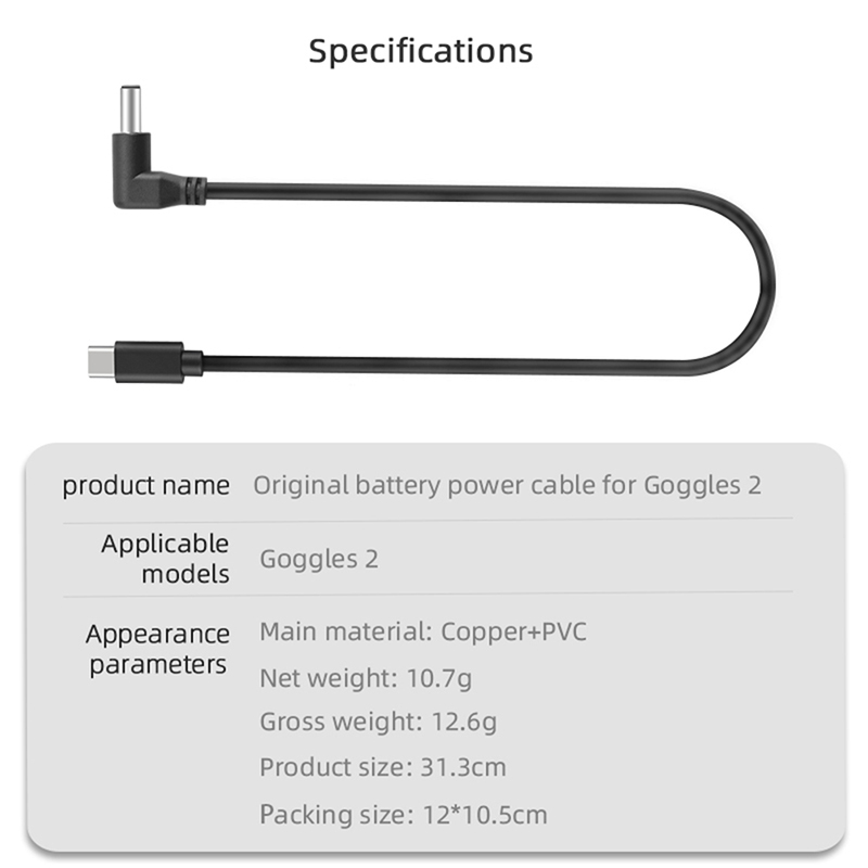 Original Glasses Battery Cable - Drone Battery Strap recension och pris