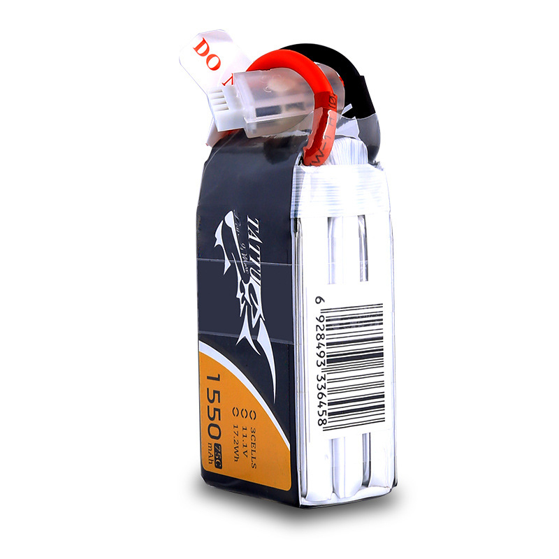 TATTU 3S 11.1V 1550mAh 75C LiP - Drone Battery 3S recension och pris